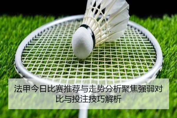 法甲今日比赛推荐与走势分析聚焦强弱对比与投注技巧解析